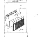 Kenmore 2538730800 front panel parts diagram