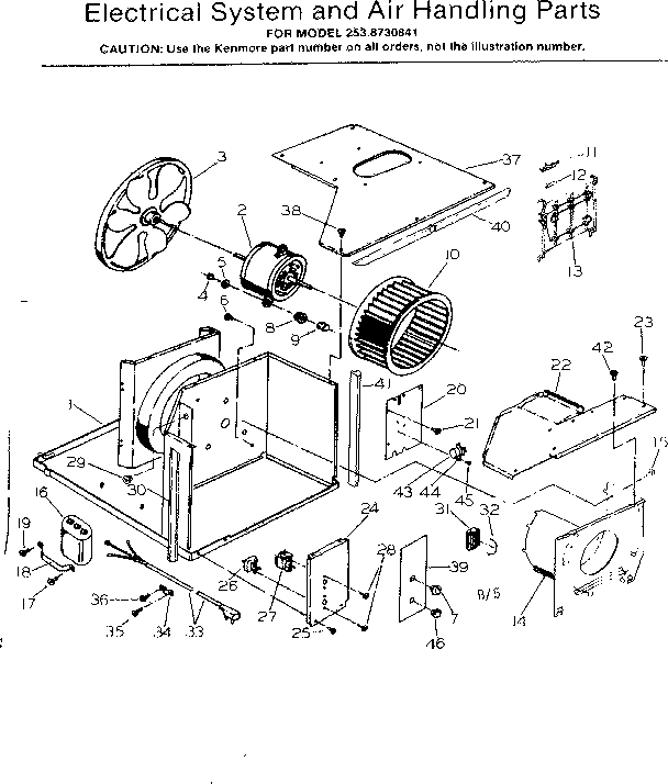 Electrical system & air handling parts