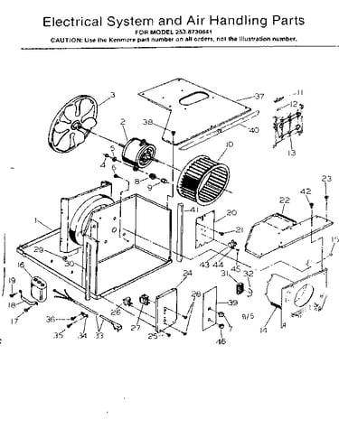 Electrical system & air handling parts