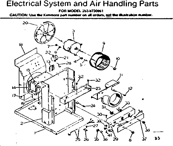 Electrical system & air handling parts