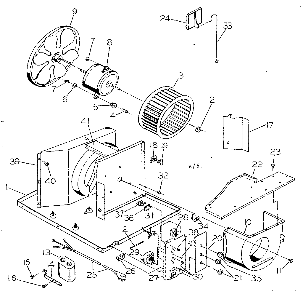 Electrical system & air handling parts