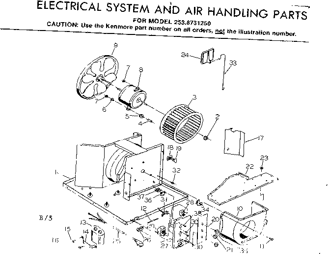 Electrical system & air handling parts