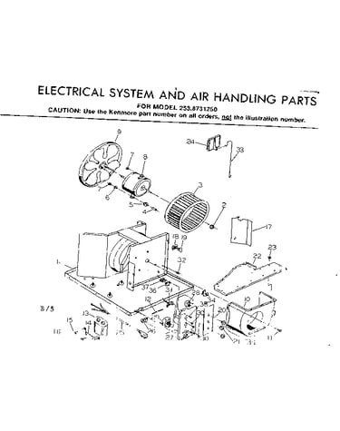 Electrical system & air handling parts