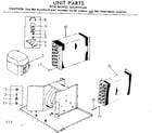 Kenmore 2538731250 unit parts diagram