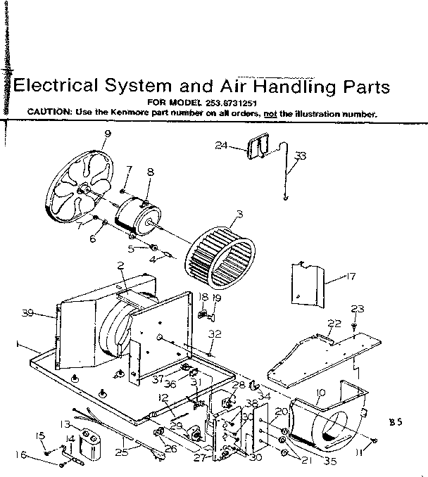 Electrical system & air handling parts