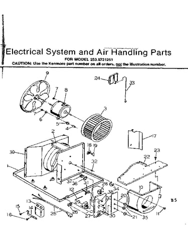 Electrical system & air handling parts