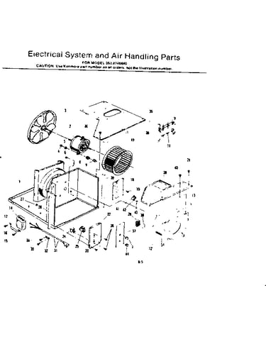 Electrical system and air handling parts