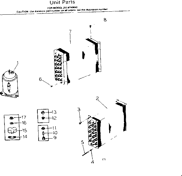 Unit parts
