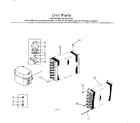 Kenmore 2538741300 unit parts diagram