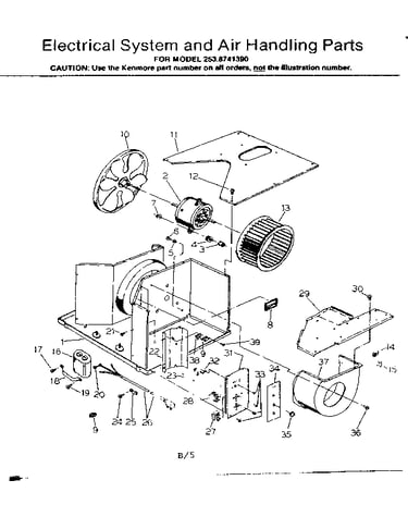 Electrical system & air handling parts
