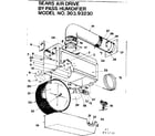 Kenmore 30393230 replacement parts diagram