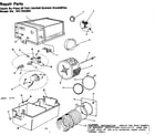 Kenmore 303932300 replacement parts diagram