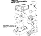 Kenmore 303936500 replacement parts diagram