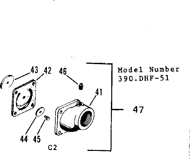 Suction flange assembly