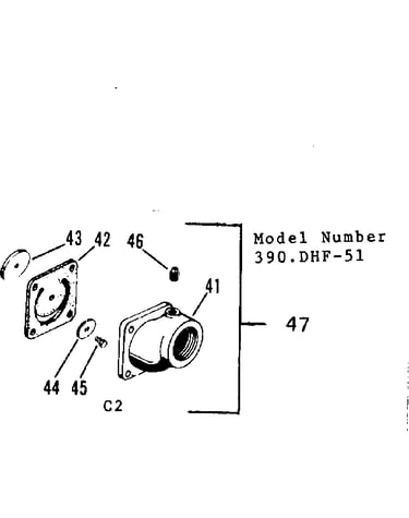 Suction flange assembly