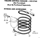 Sears 39025021 fittings & accessories diagram