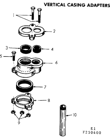 Vertical casing adapters