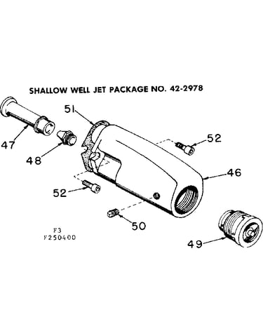 Shallow well jet package no. 42-2978