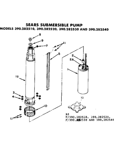 Replacement parts/ 282510,282520,282530 and 282540