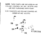 Craftsman 390282541 volume control kit diagram