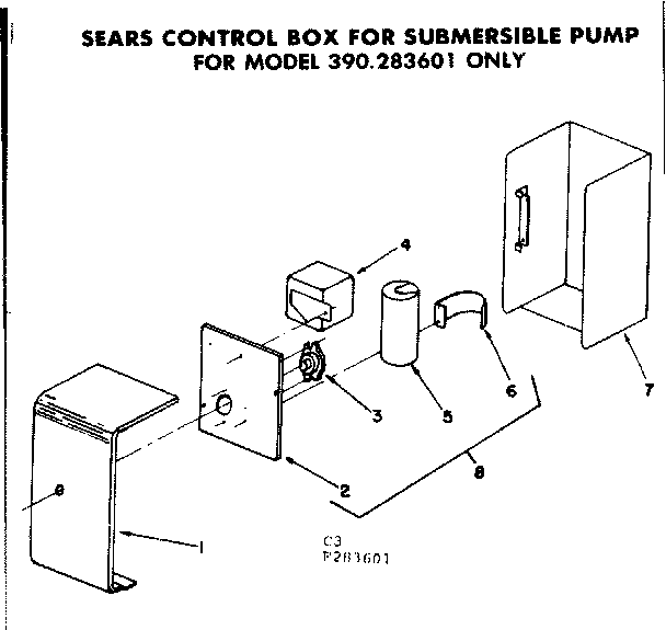 CONTROL BOX / 283601 ONLY