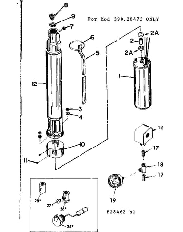 Replacement parts/ 28473 only