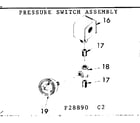 Sears 39028890 pressure switch asm diagram