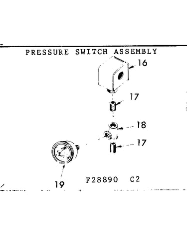 Pressure switch asm