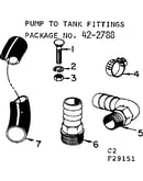Pump to tank fittings