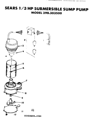 3 h.p. submersible sump pump