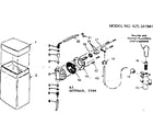Kenmore 625341941 functional replacement parts diagram