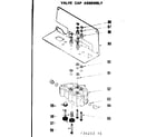 Kenmore 62534212 valve cap assembly diagram