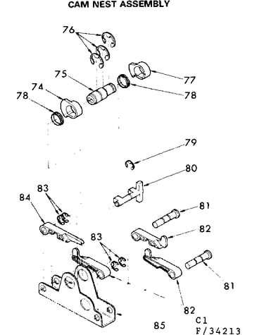 Cam nest assembly