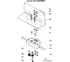 Kenmore 62534213 valve cap assembly diagram