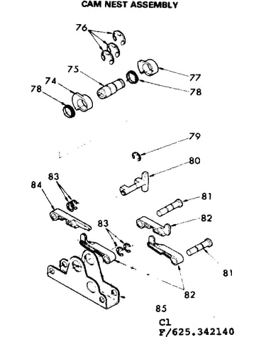 Cam nest assembly