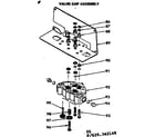 Kenmore 625342140 valve cap assembly diagram