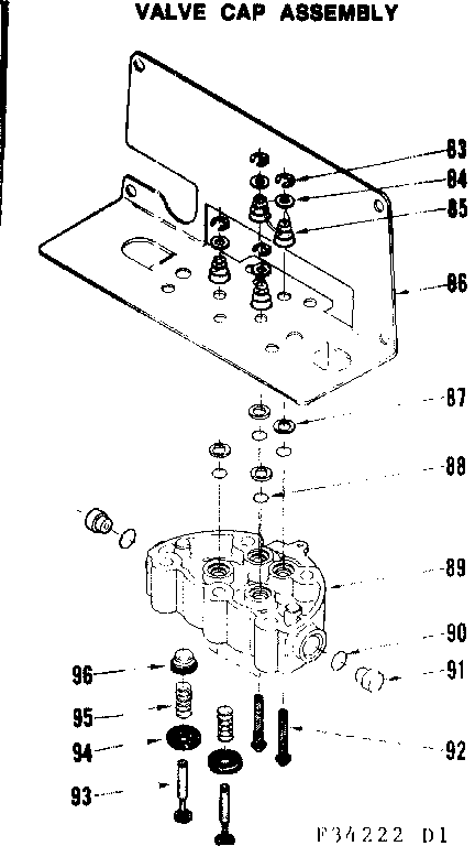 VALVE CAP ASSEMBLY