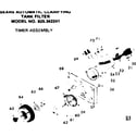 Kenmore 625342241 timer assembly diagram