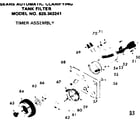 Kenmore 625342241 timer assembly diagram