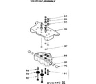 Kenmore 625342241 valve cap assenbly diagram