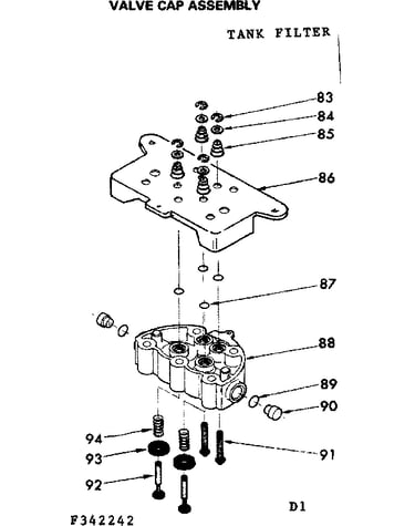 Valve cap assembly