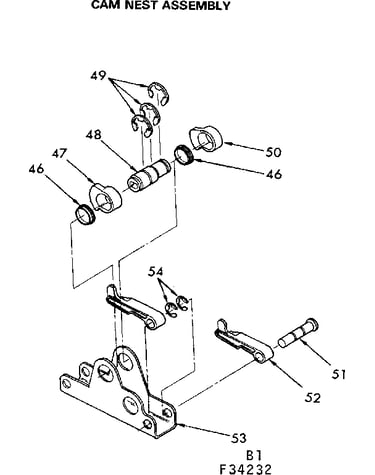 Cam nest assembly