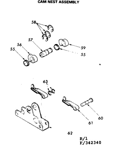 Cam nest assembly
