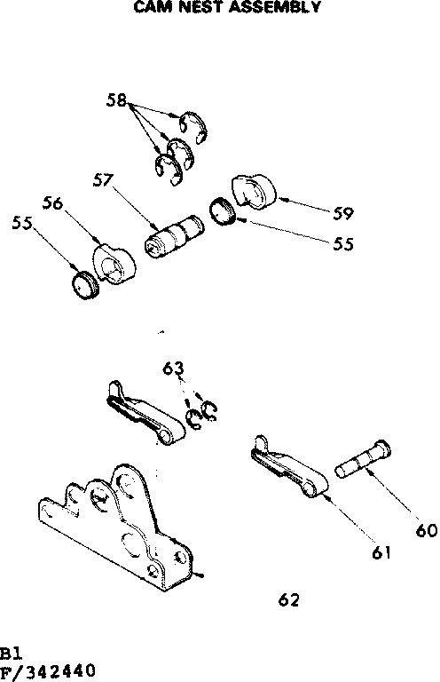 Cam nest assembly