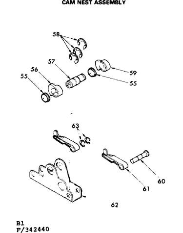 Cam nest assembly
