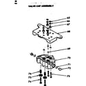Kenmore 625342440 valve cap assembly diagram