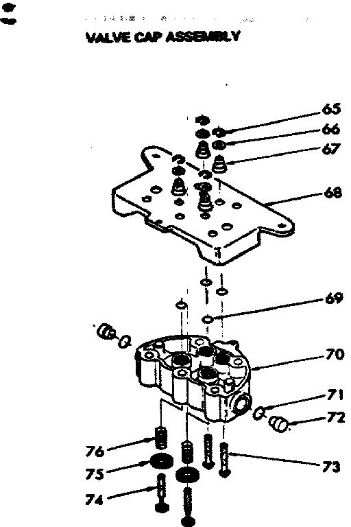 Valve cap assembly