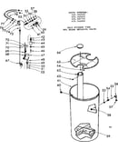 Salt storage tank & brine metering valve