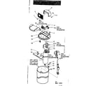 Kenmore 625342540 brine and cam valve assembly diagram