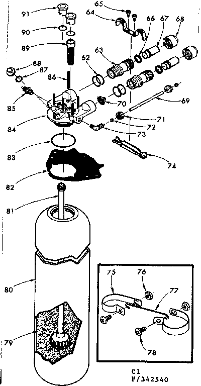 Resin tank and distributor